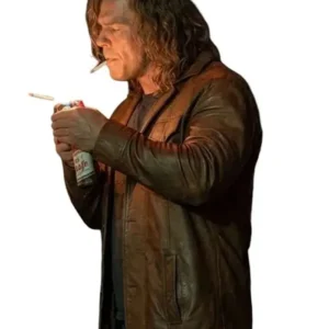 Get Motor City Alan Ritchson Brown Leather Jacket