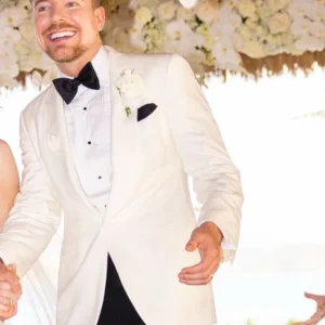 Get MrBeast Wedding White Blazer