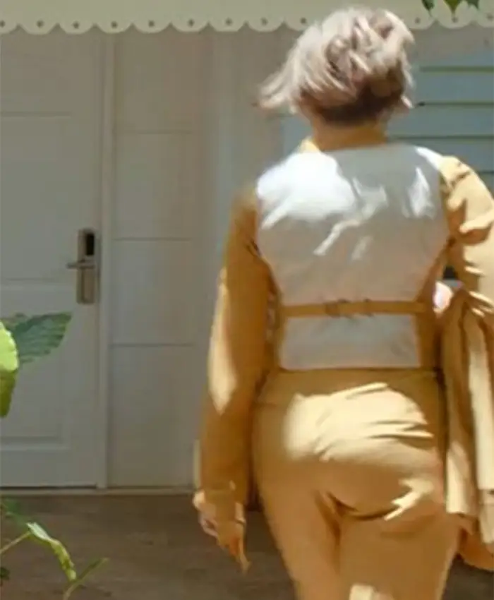 Get Office Romance 2026 Jennifer Lopez Yellow Vest