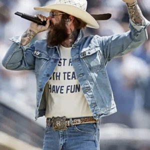 Shop Post Malone FIFA Final 2026 Denim Jacket