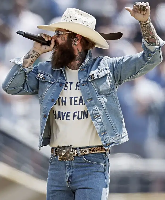 Shop Post Malone FIFA Final 2026 Denim Jacket