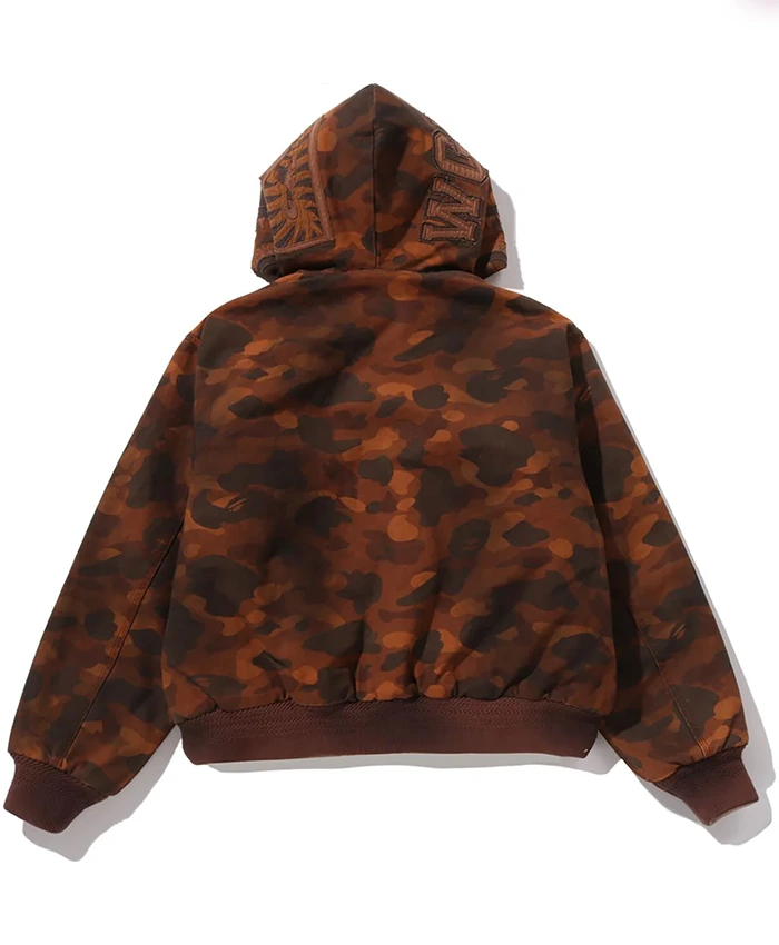 Get Solid 1st Camo Shark Zip Heavy Jacket