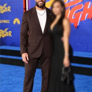 Get Street Fighter Roman Reigns Brown Suit