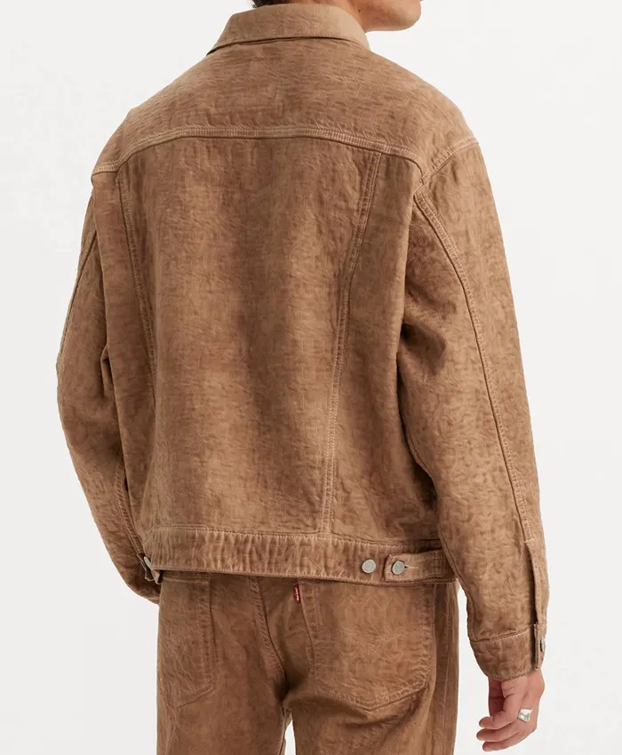 Get Stussy x Levi’s Men’s Jacquard Trucker Jacket