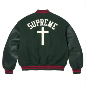 Get Supreme Summer Cross Varsity Jacket