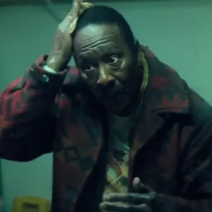 Get The Boroughs S01 Clarke Peters Red and Black Shacket