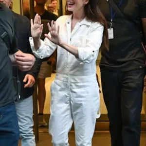 Get The Devil Wears Prada 2 Anne Hathaway White Jumpsuit
