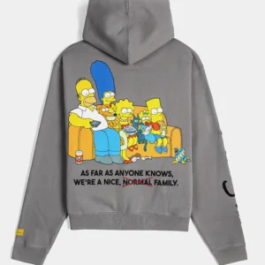 Get The Simpsons x Shoe Palace Family Zip-Up Grey Tracksuit