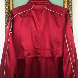 Get Vintage 90’s Nike Barcelona Soccer Maroon Jacket