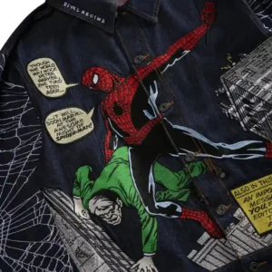 Get WEBS From Concrete Raw Blue Denim Jacket