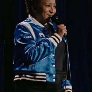 Get Wanda Sykes Legacy Blue Varsity Jacket