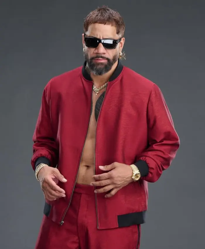 Get WrestleMania 42 Jey Uso Red Bomber Jacket