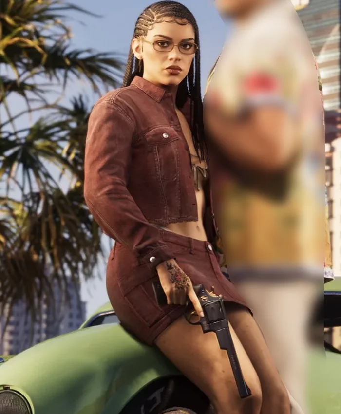 Grand Theft Auto VI Protagonists Lucia Maroon Jacket for sale