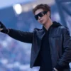 Gucci BTS World Tour Arirang Leather Jacket