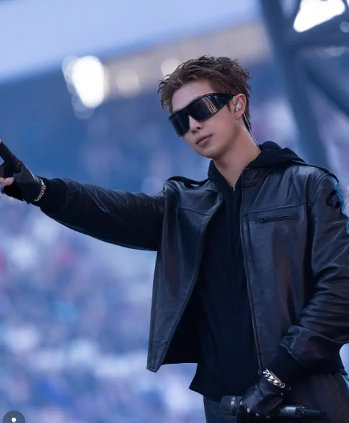 Gucci BTS World Tour Arirang Leather Jacket