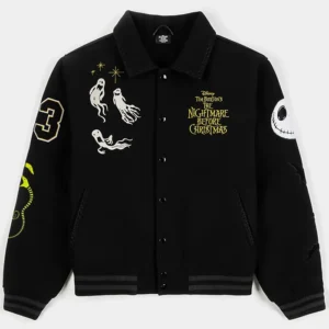 Halloween x The Nightmare Before Christmas Varsity Jacket