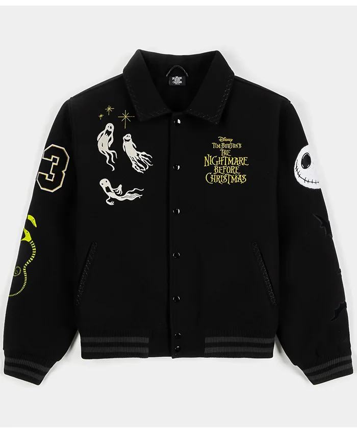 Halloween x The Nightmare Before Christmas Varsity Jacket
