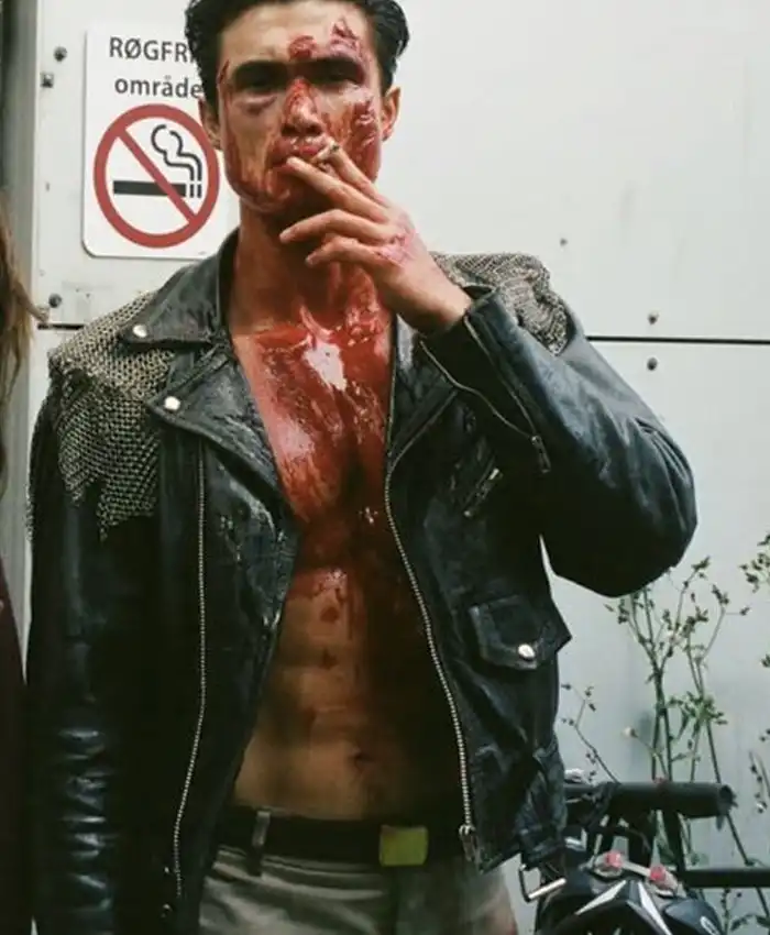 Her Private Hell Charles Melton Leather Jacket