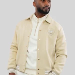 Heritage Varsity Beige Jacket