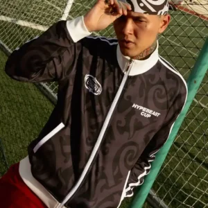 Hypebeast Cup Singapore Black Track Jacket