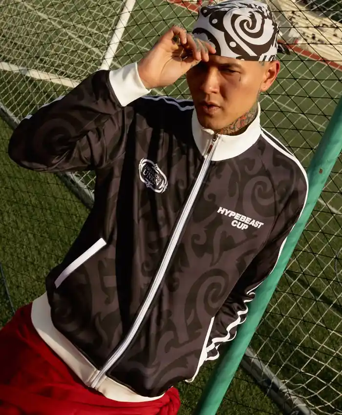 Hypebeast Cup Singapore Black Track Jacket