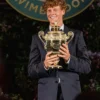 Jannik Sinner Wimbledon Champions Dinner Black Suit