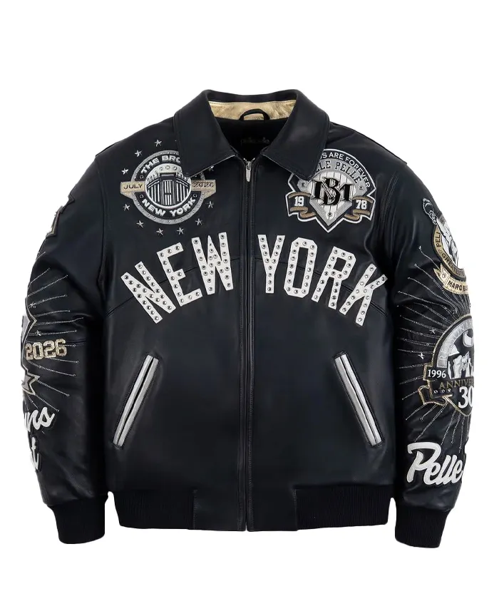 Jay-Z Pelle Pelle New York Yankees Leather Jacket