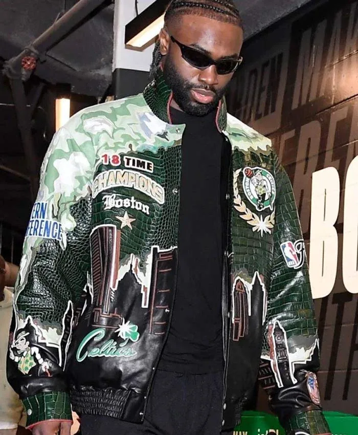 Jaylen Brown 18 Time Champion Jacket