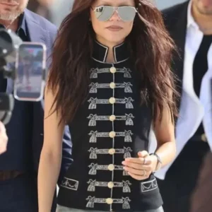 Jenna Ortega Black Vest