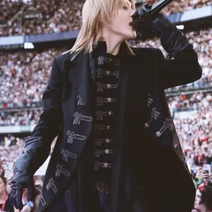 Jimin Dior Arirang Paris Tour Black Wool Coat for sale