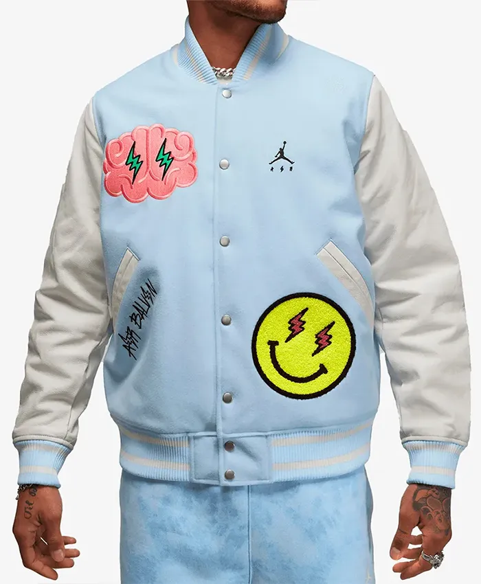 Jordan J Balvin Varsity Jacket