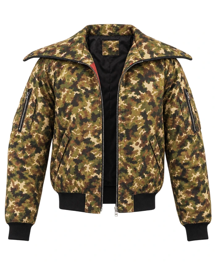 Jules Kounde Camo Zip Up Jacket