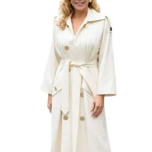 June Diane Raphael Elle 2026 Wool Trench Coat