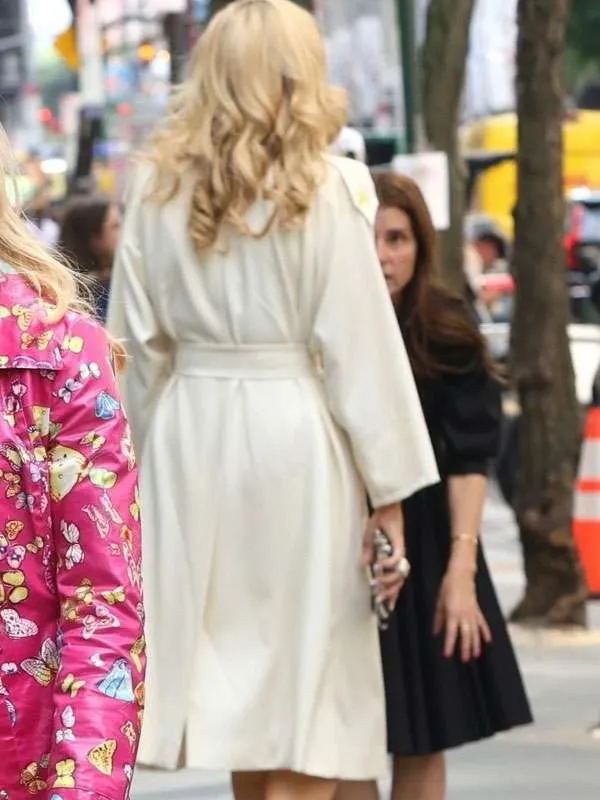 June Diane Raphael Elle 2026 Wool Trench Coat For Sale
