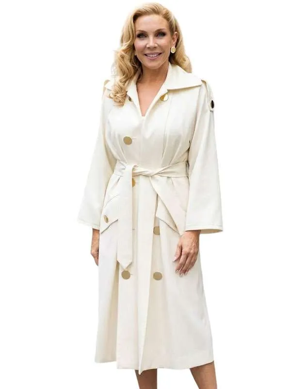 June Diane Raphael Elle 2026 Wool Trench Coat