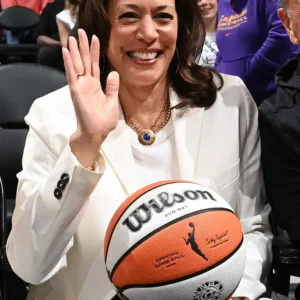 Kamala Harris LA Sparks vs Chicago Sky White Blazer