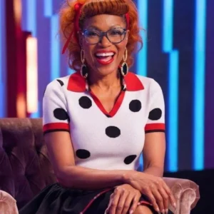 Keke Palmer Password S03 Polka Dot Polo Shirt