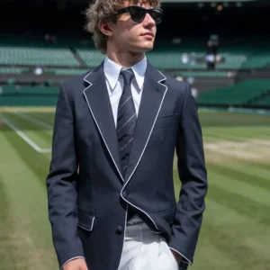 Kimi Antonelli Wimbledon 2026 Blue Blazer
