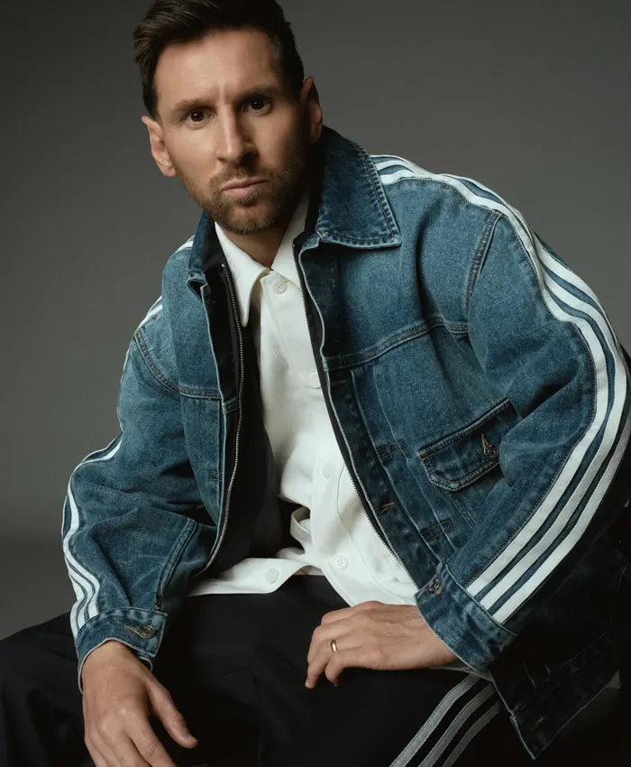 Kith x Messi x Adidas Football Denim Jacket