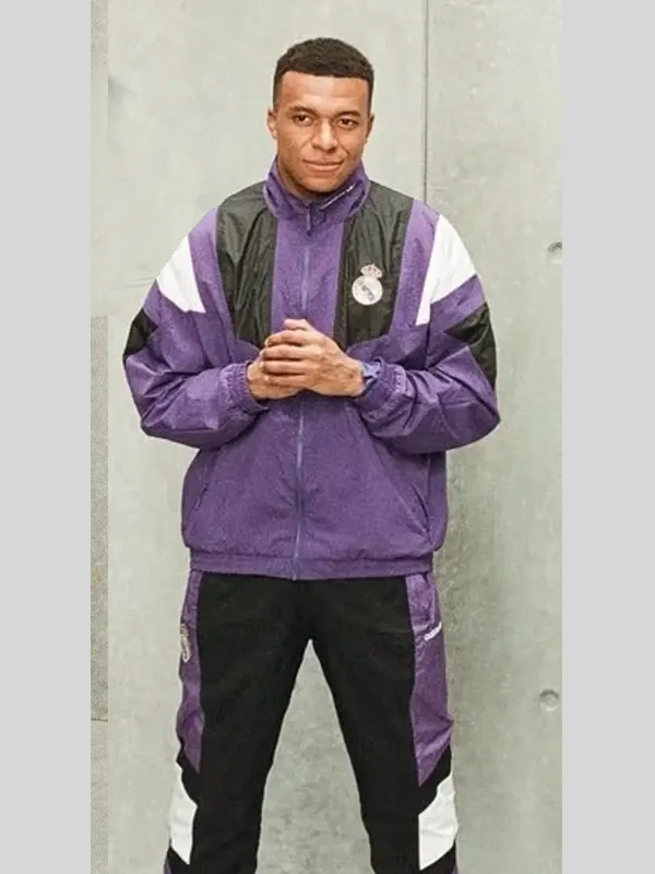 Kylian Mbappe EA FC 27 Purple Adidas Real Madrid Tracksuit