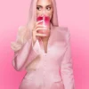 Buy Kylie Jenner x Dunkin Pink Blazer