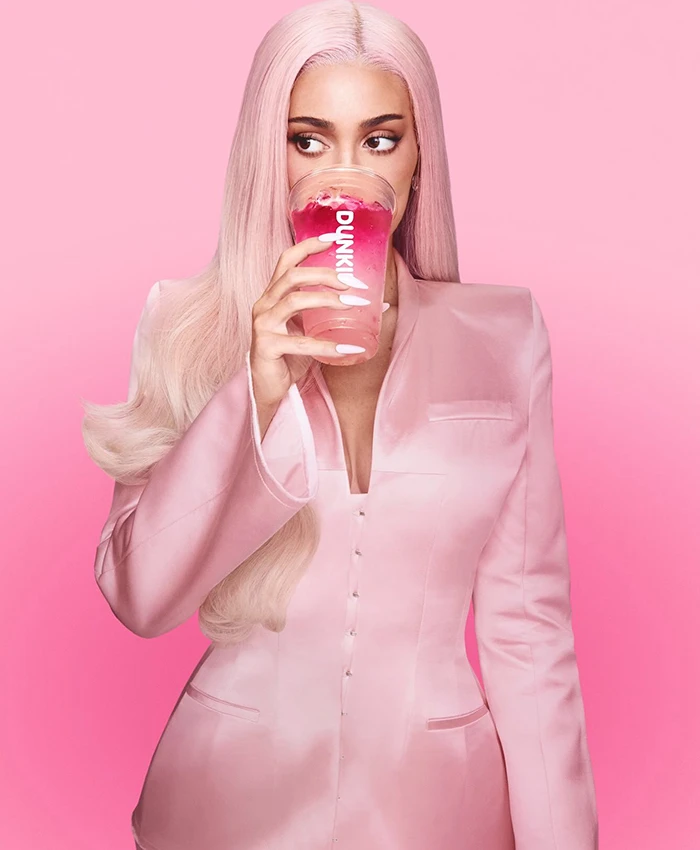 Buy Kylie Jenner x Dunkin Pink Blazer