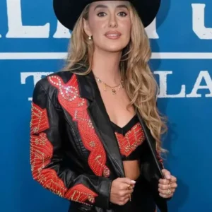 Lainey Wilson Alan Jackson The Last Show Leather Jacket For Sale