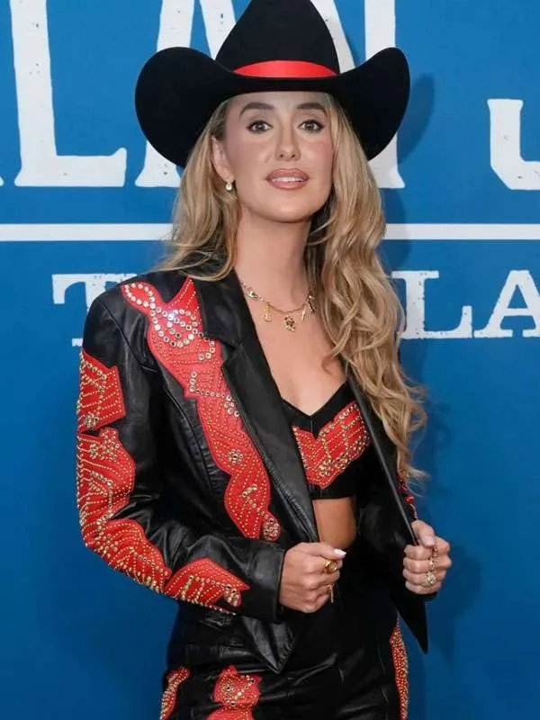 Lainey Wilson Alan Jackson The Last Show Leather Jacket For Sale