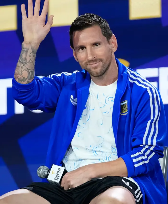 Leo Messi Fanatics Fest NYC 2026 Blue Jacket