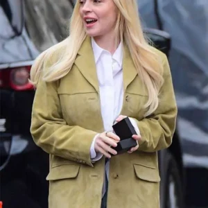 Lindsay Lohan Count My Lies Suede Blazer