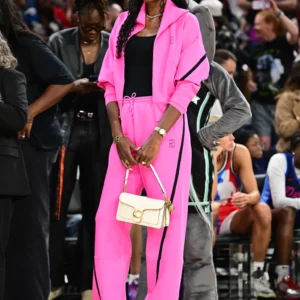 Lisa Leslie 2026 WNBA All-Star Weekend Pink Tracksuit