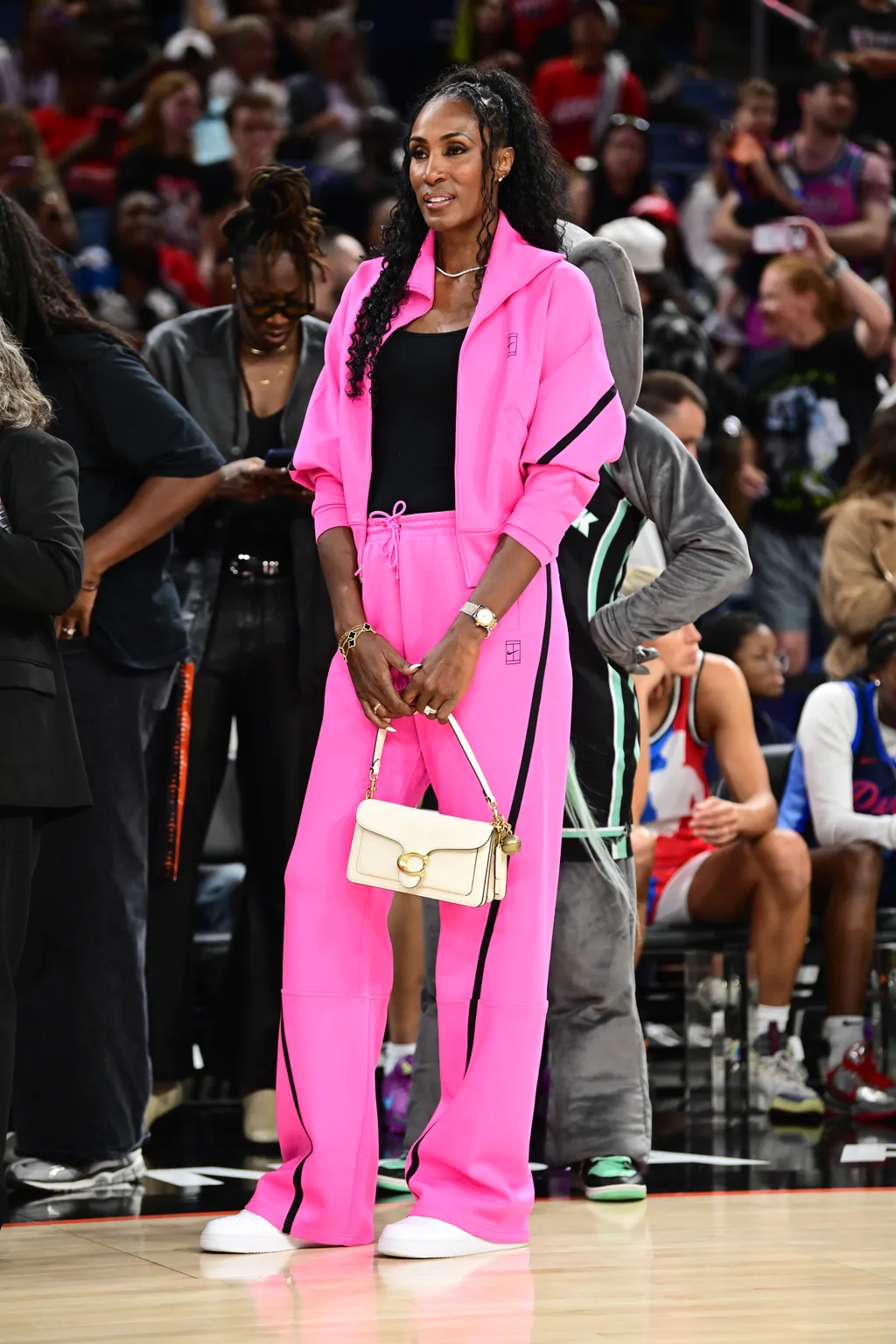 Lisa Leslie 2026 WNBA All-Star Weekend Pink Tracksuit