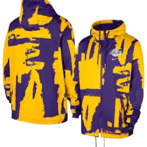 Los Angeles Lakers Men’s Nike Courtside Club Full-Zip Jacket