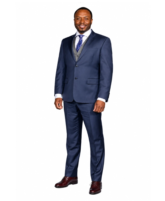 Malcolm Goodwin Reacher 2022 Blue Suit